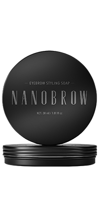 Savon coiffant Nanobrow vu de dos