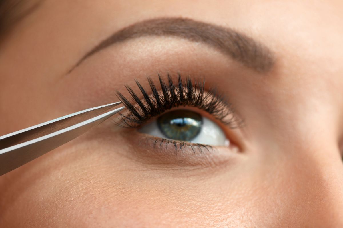 des extensions de cils